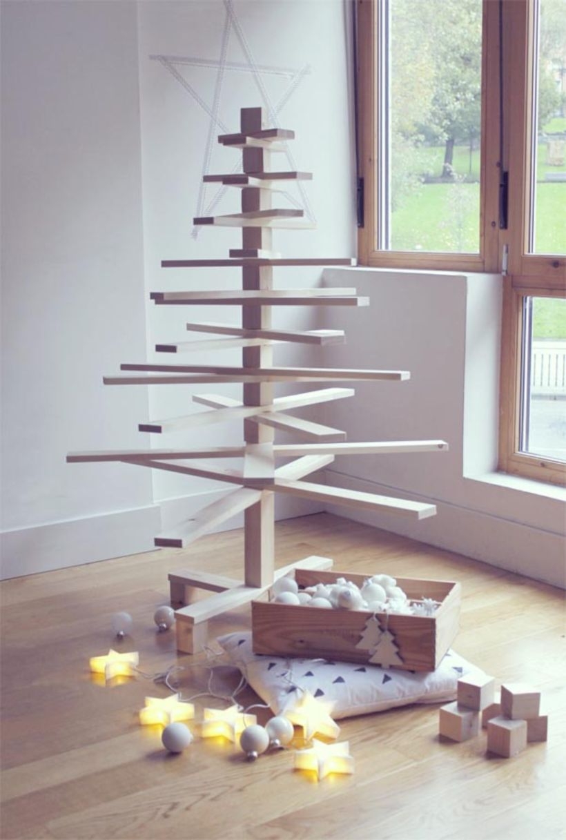 Non-traditional christmas tree to give to your home 17
