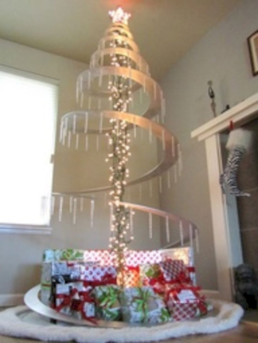 Non-traditional christmas tree to give to your home 28