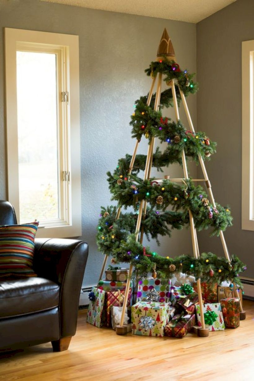 Non-traditional christmas tree to give to your home 30