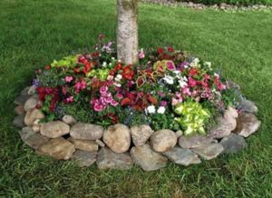 Outdoor garden decor landscaping flower beds ideas 07