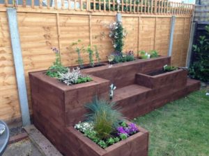 Outdoor garden decor landscaping flower beds ideas 11