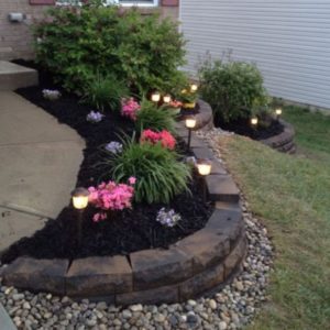 Outdoor garden decor landscaping flower beds ideas 14