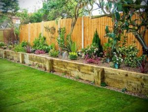 Outdoor garden decor landscaping flower beds ideas 15