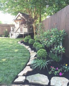 Outdoor garden decor landscaping flower beds ideas 18