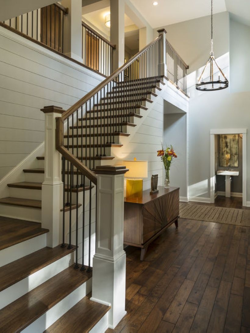 Painted staircase ideas which make your stairs look new 13