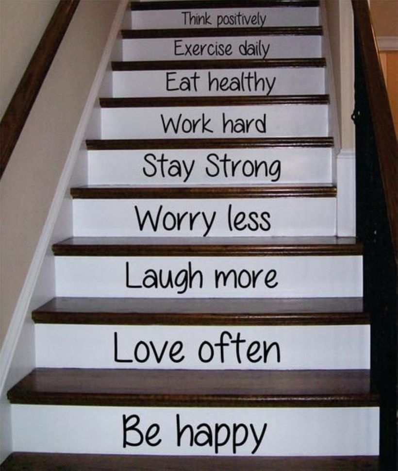 Painted staircase ideas which make your stairs look new 29
