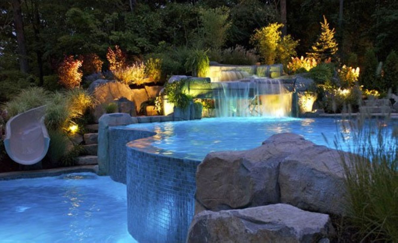 39 Pool Waterfalls Ideas for Your Outdoor Space