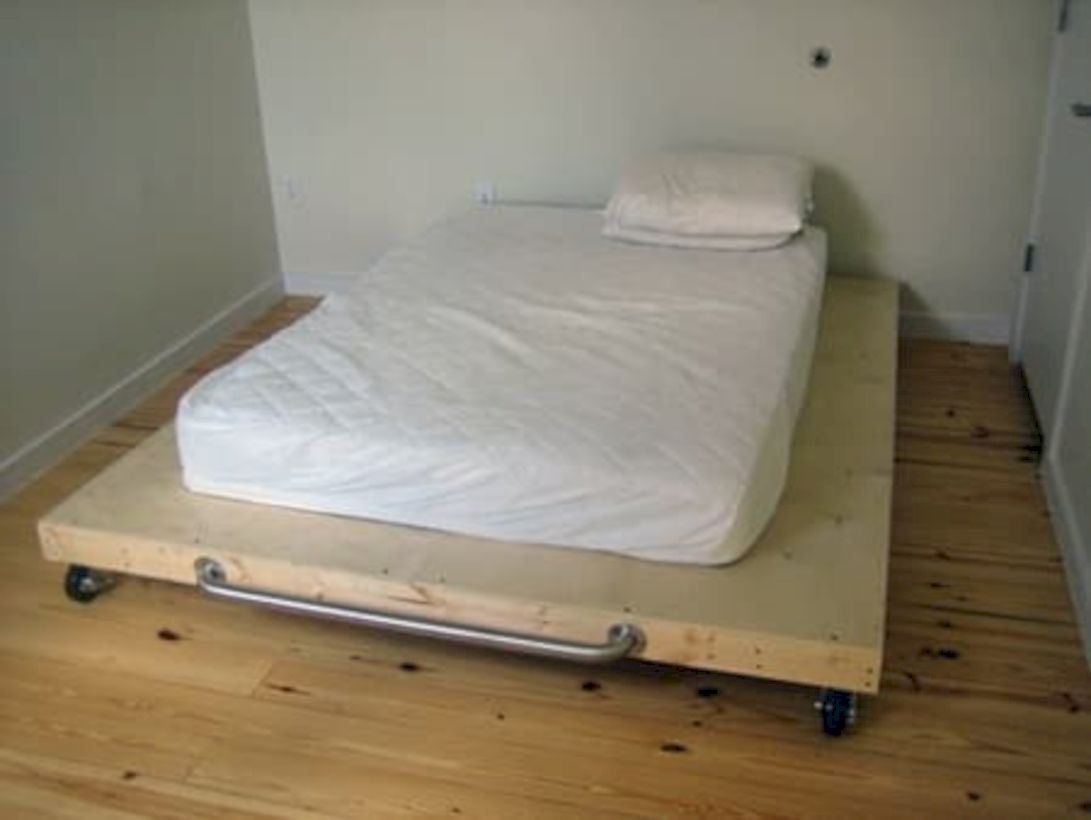 Raised platform bed to define your sleep space easily 08