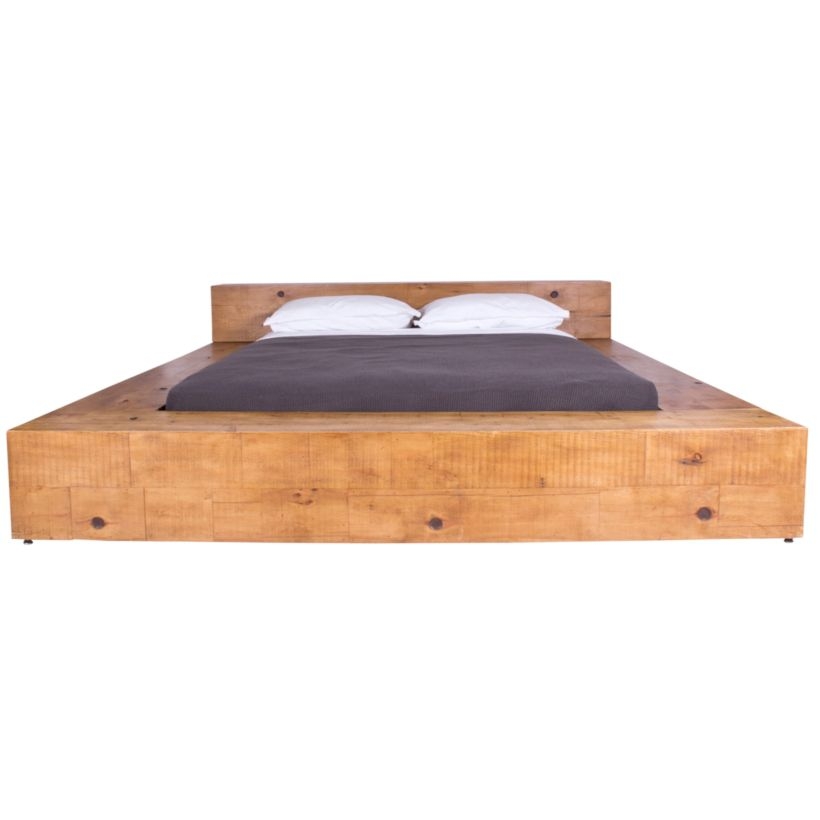 Raised platform bed to define your sleep space easily 24