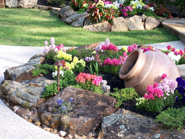 Rustic-front-landscaping-designs