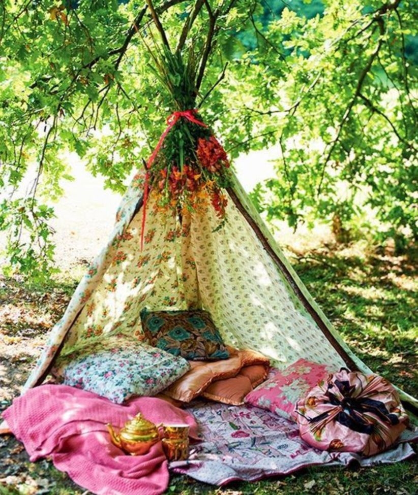 Shabby chic and bohemian garden ideas 02