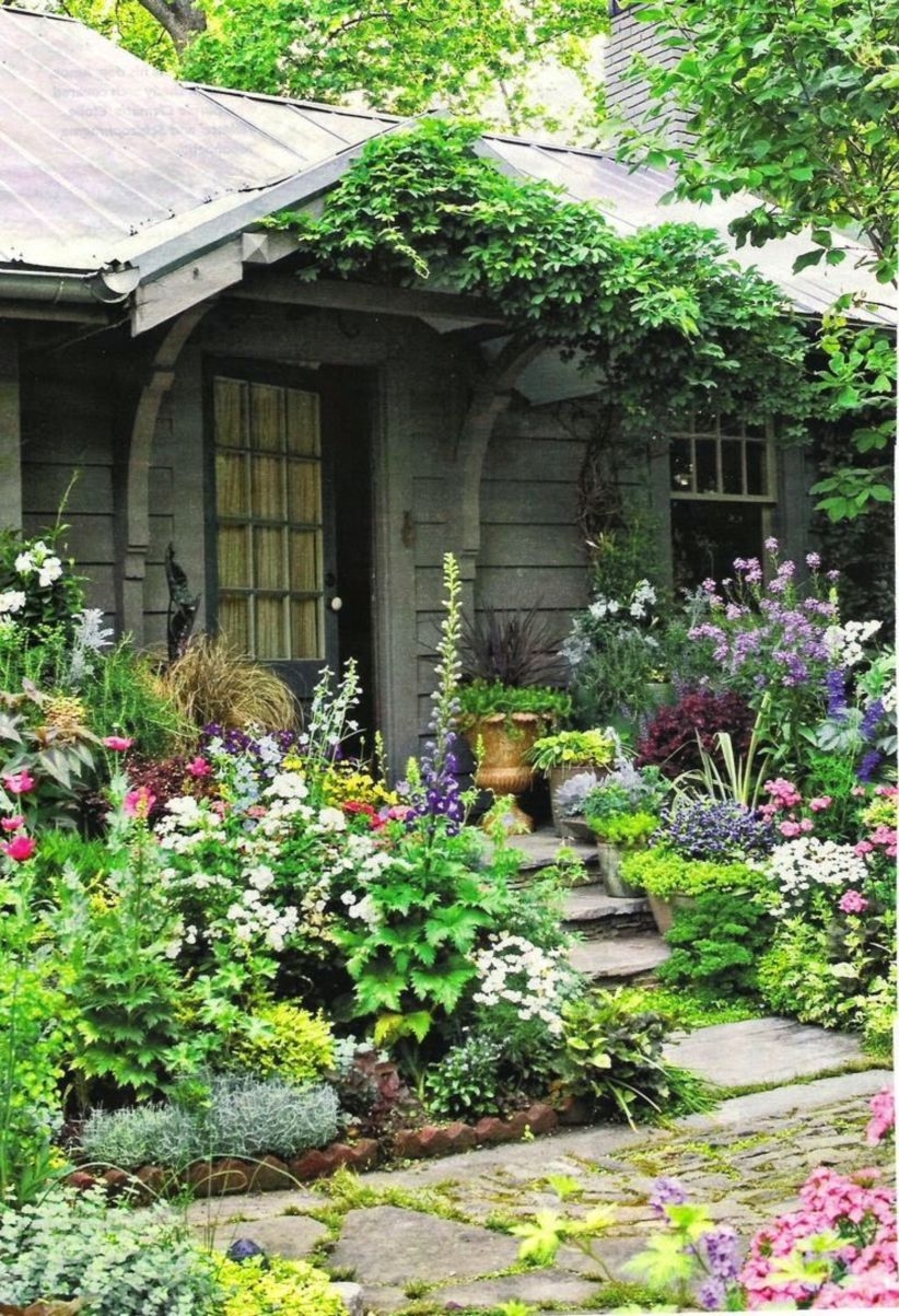 Shabby chic and bohemian garden ideas 12