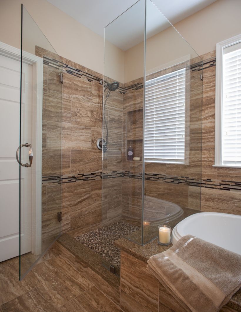Stand up shower design ideas to copy right now 12