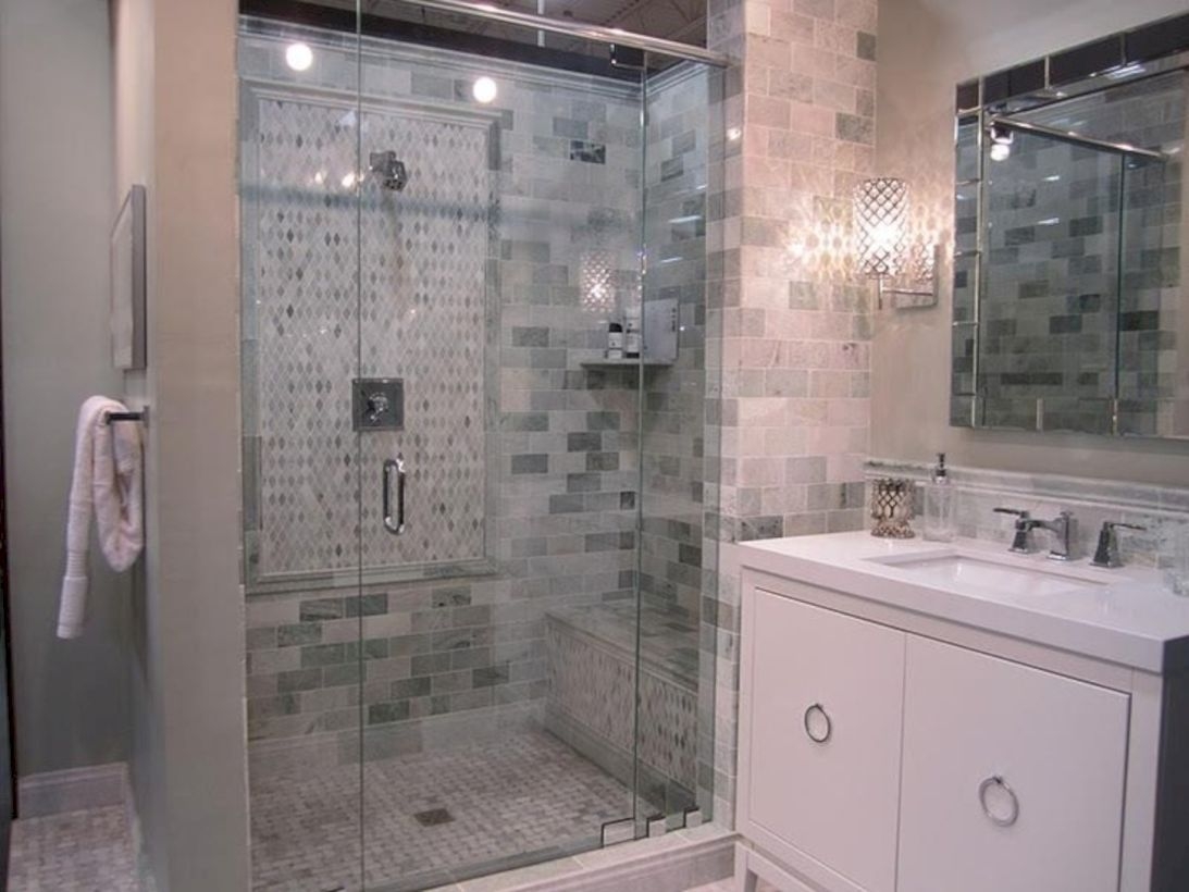 Stand up shower design ideas to copy right now 16