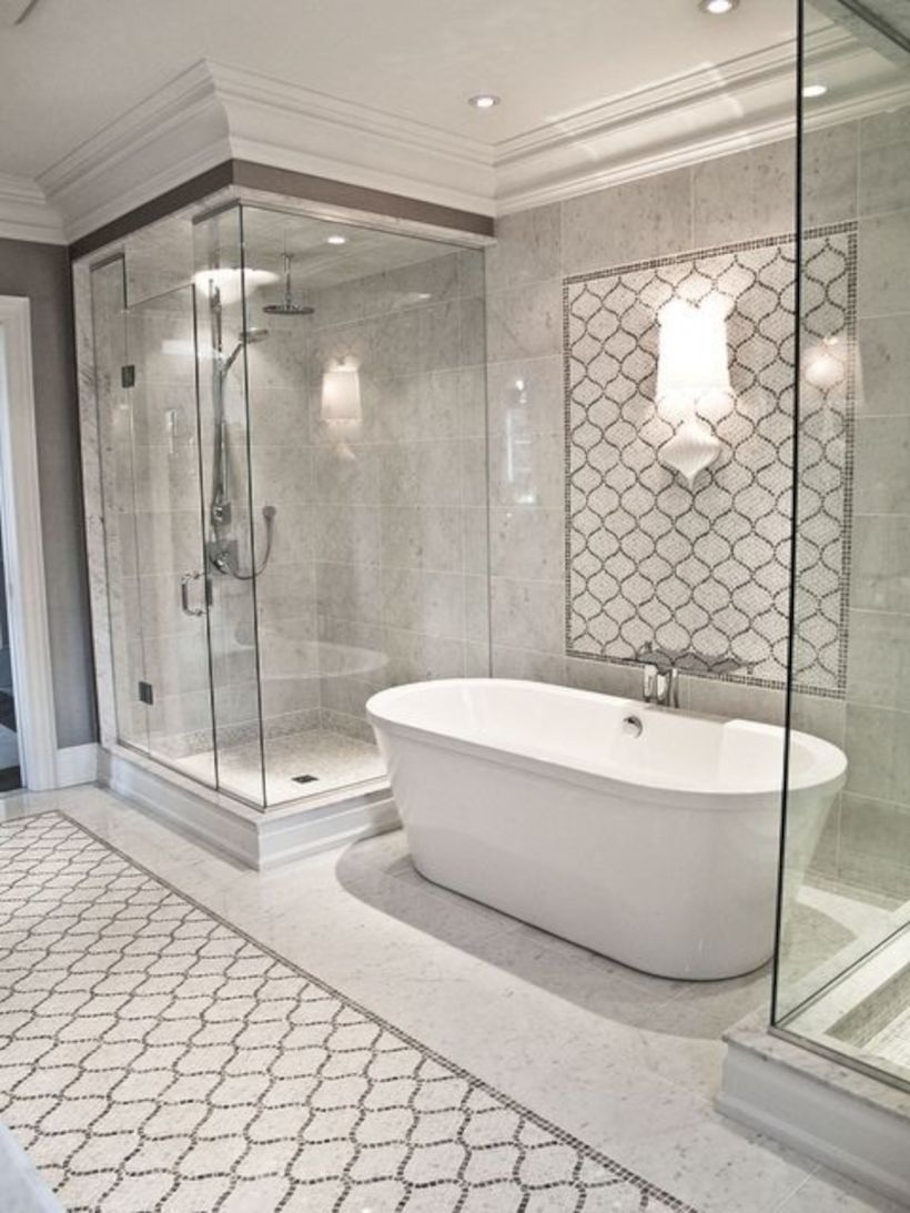 Stand up shower design ideas to copy right now 37
