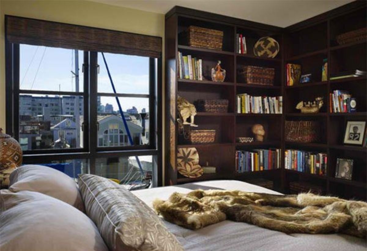 Stunning bookshelves ideas for bedroom decoration 10