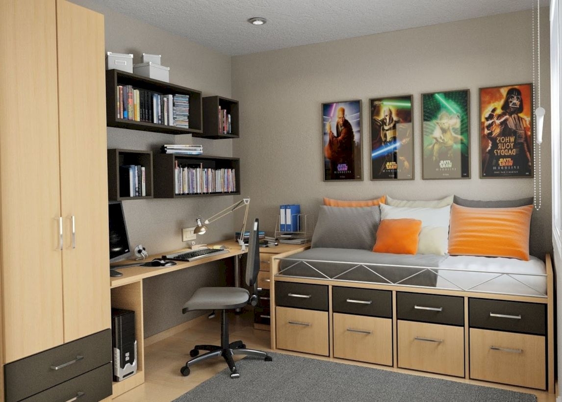 Stunning ideas for small rooms teenage girl bedroom 26