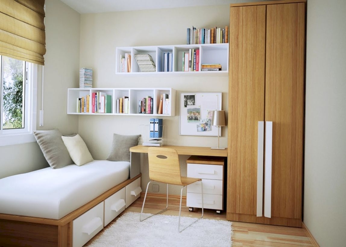 Stunning ideas for small rooms teenage girl bedroom 38