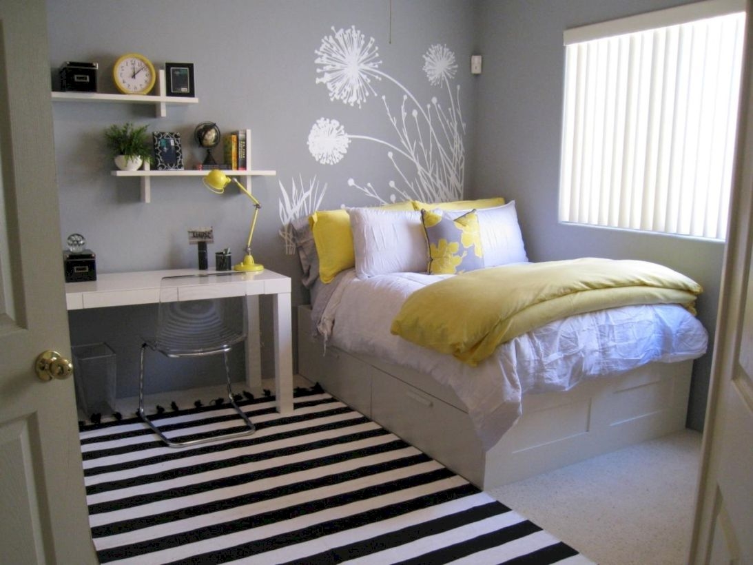 Stunning ideas for small rooms teenage girl bedroom 39