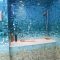 Stunning mosaic tiled wall for your bathroom 05