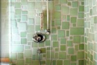 Stunning mosaic tiled wall for your bathroom 09