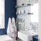 Stunning mosaic tiled wall for your bathroom 24