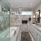 Stunning mosaic tiled wall for your bathroom 25