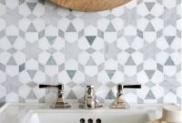 Stunning mosaic tiled wall for your bathroom 29