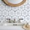 Stunning mosaic tiled wall for your bathroom 29