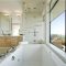 Stunning wood accents to refresh your bathroom 05