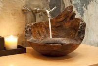 Stunning wood accents to refresh your bathroom 07