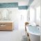 Stunning wood accents to refresh your bathroom 09