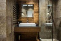 Stunning wood accents to refresh your bathroom 20