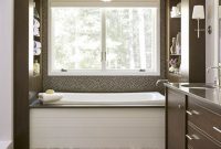 Stunning wood accents to refresh your bathroom 26