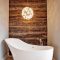 Stunning wood accents to refresh your bathroom 30
