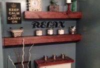 Stunning wood accents to refresh your bathroom 31