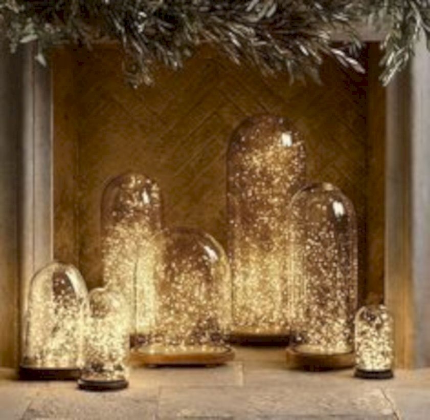 Twinkly ways to light up your home with christmas fairy light 38