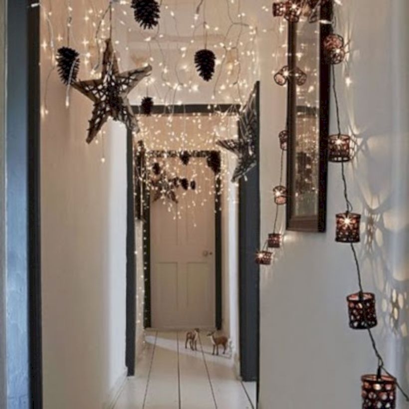 Twinkly ways to light up your home with christmas fairy light 39