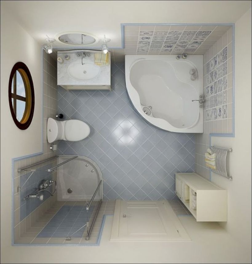 Very small bathroom design on a budget 15