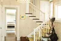 Ways to decorate with chandelier over the stairs 21