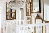 Ways to decorate with chandelier over the stairs 23
