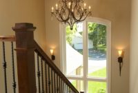 Ways to decorate with chandelier over the stairs 24