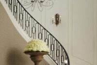 Ways to decorate with chandelier over the stairs 25
