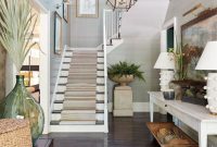 Ways to decorate with chandelier over the stairs 29