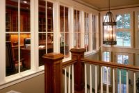 Ways to decorate with chandelier over the stairs 39