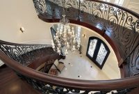 Ways to decorate with chandelier over the stairs 43