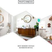 21. modern vintage bathroom