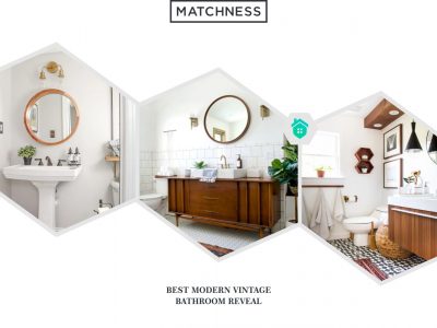 21. modern vintage bathroom
