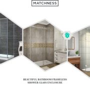 22. bathroom frameless shower glass