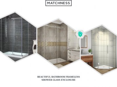 22. bathroom frameless shower glass